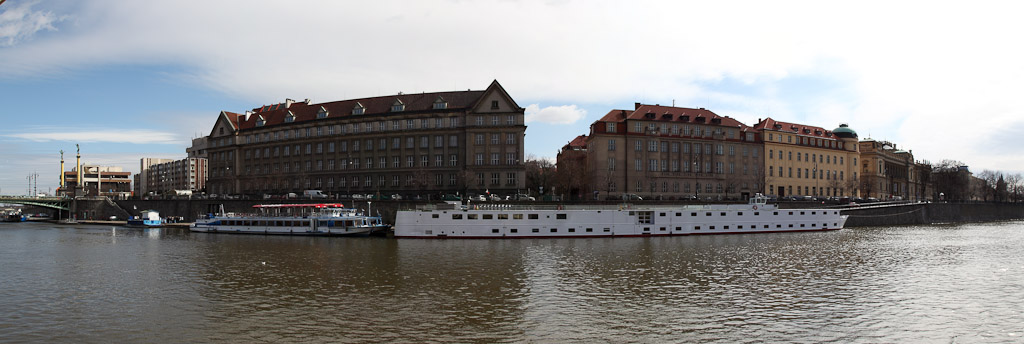 Czech Republic - Prague - Still more buildings on river